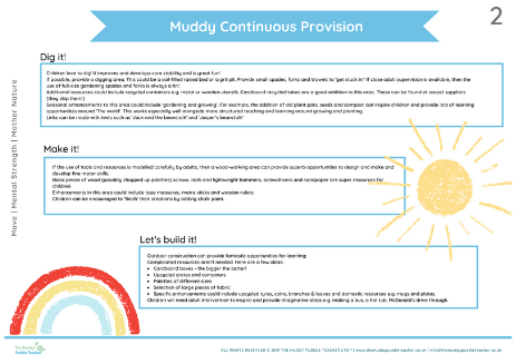 maths continious provision