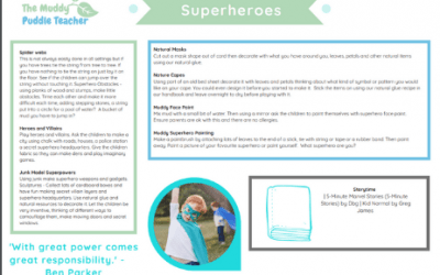 Early Years Outdoors Superheroes