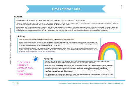 gross motor skills