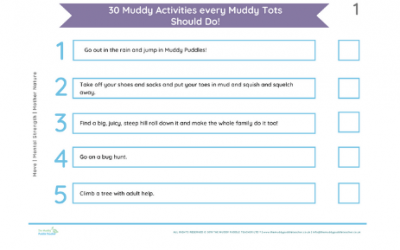 *FREE*30 Tots Outdoor Learning Activities (Home or Nursery pack)