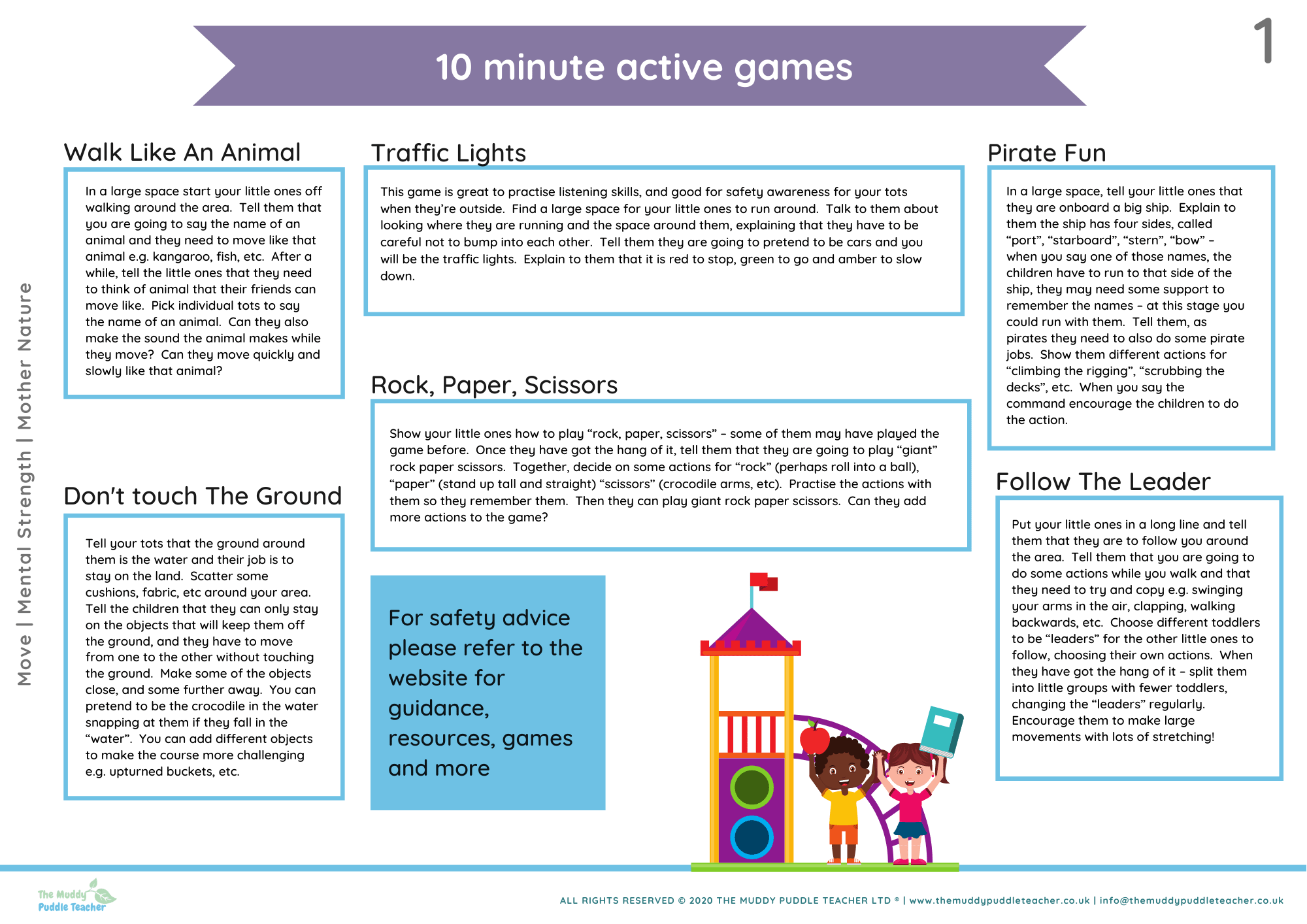 early years active games