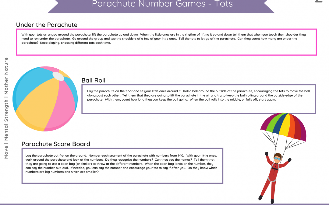 Parachute Number Games