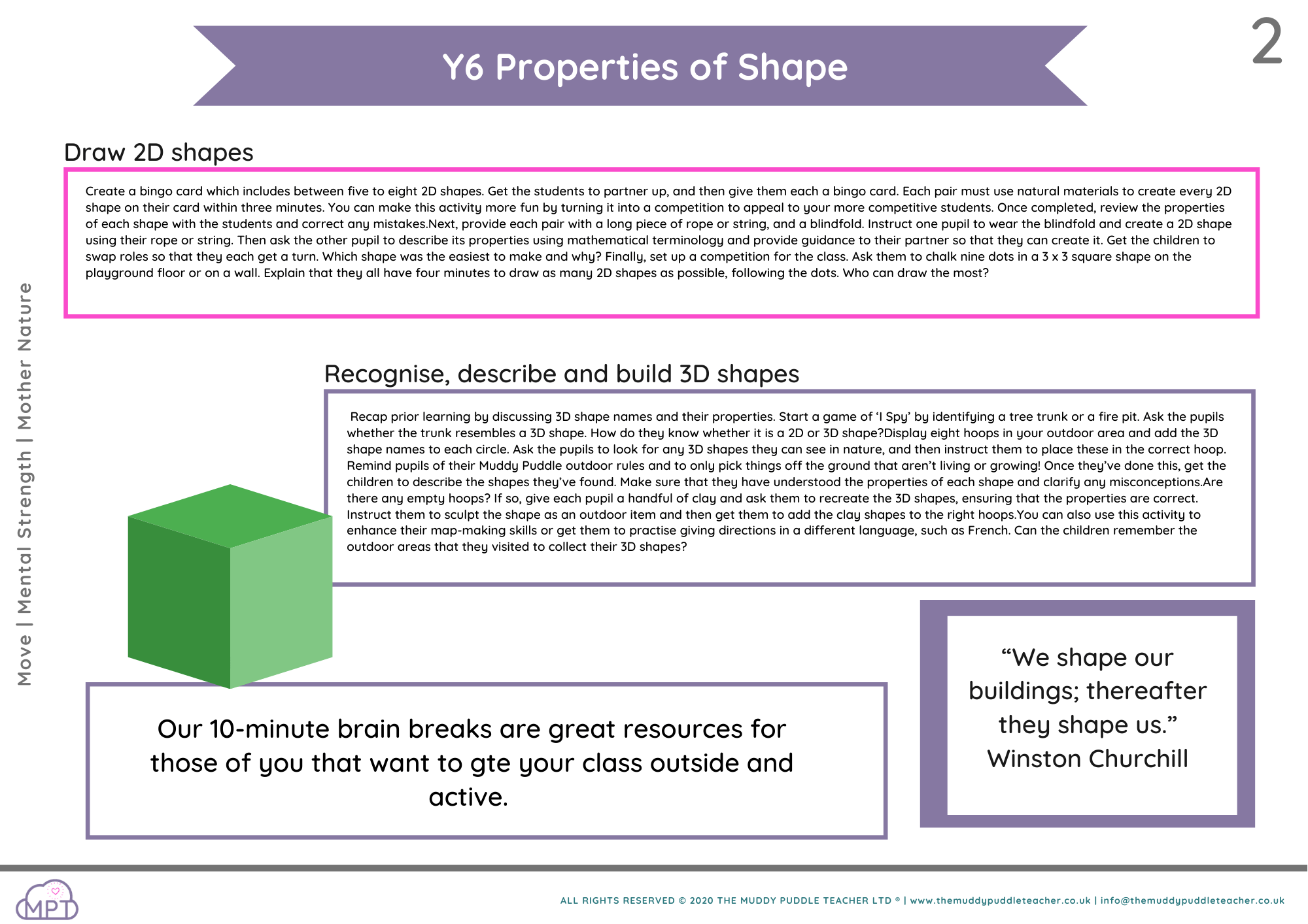 year 6 properties of shape