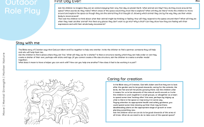 KS1 Christianity Creation Story