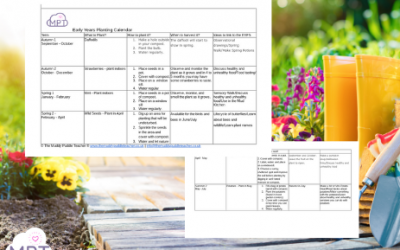 Early Years Planting Calendar