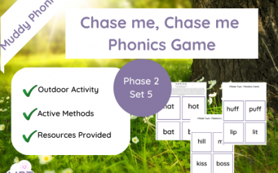 Chase me Chase me Outdoor Phonics Game (Ph2 Set5)