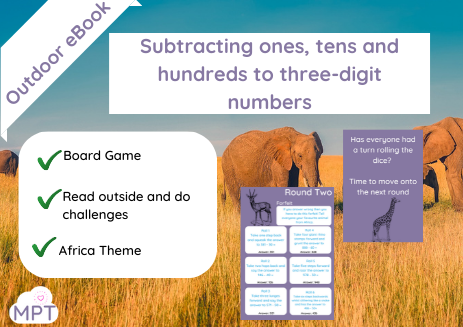 KS2 Subtracting ones, tens and hundreds to three-digit numbers